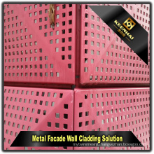Perforated Pattern Aluminum Decorative Curtain Wall Facade (KH-CW-58)